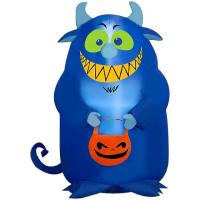 Haunted Living LED Blue Candy Monster Inflatable