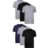 Hanes Cotton Moisture-Wicking Undershirts 6 Pack