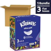 Kleenex Ultra Soft 3-Ply Facial Tissues 3 Pack