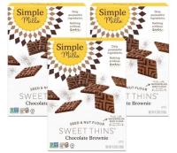 3 Simple Mills Sweet Thins Brownie Cookies