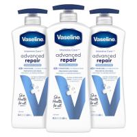 3 Vaseline Intensive Care Unscented Body Lotion