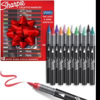 Sharpie Creative Paint-like Brush Tip Acrylic Markers