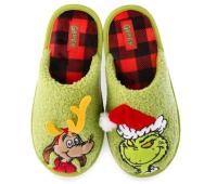 Dr Seuss Grinch Scuff Slippers