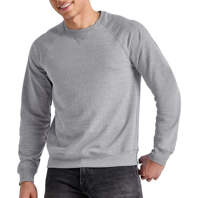 Hanes Originals Tri-Blend French Terry Crewneck Sweatshirt for $9.87