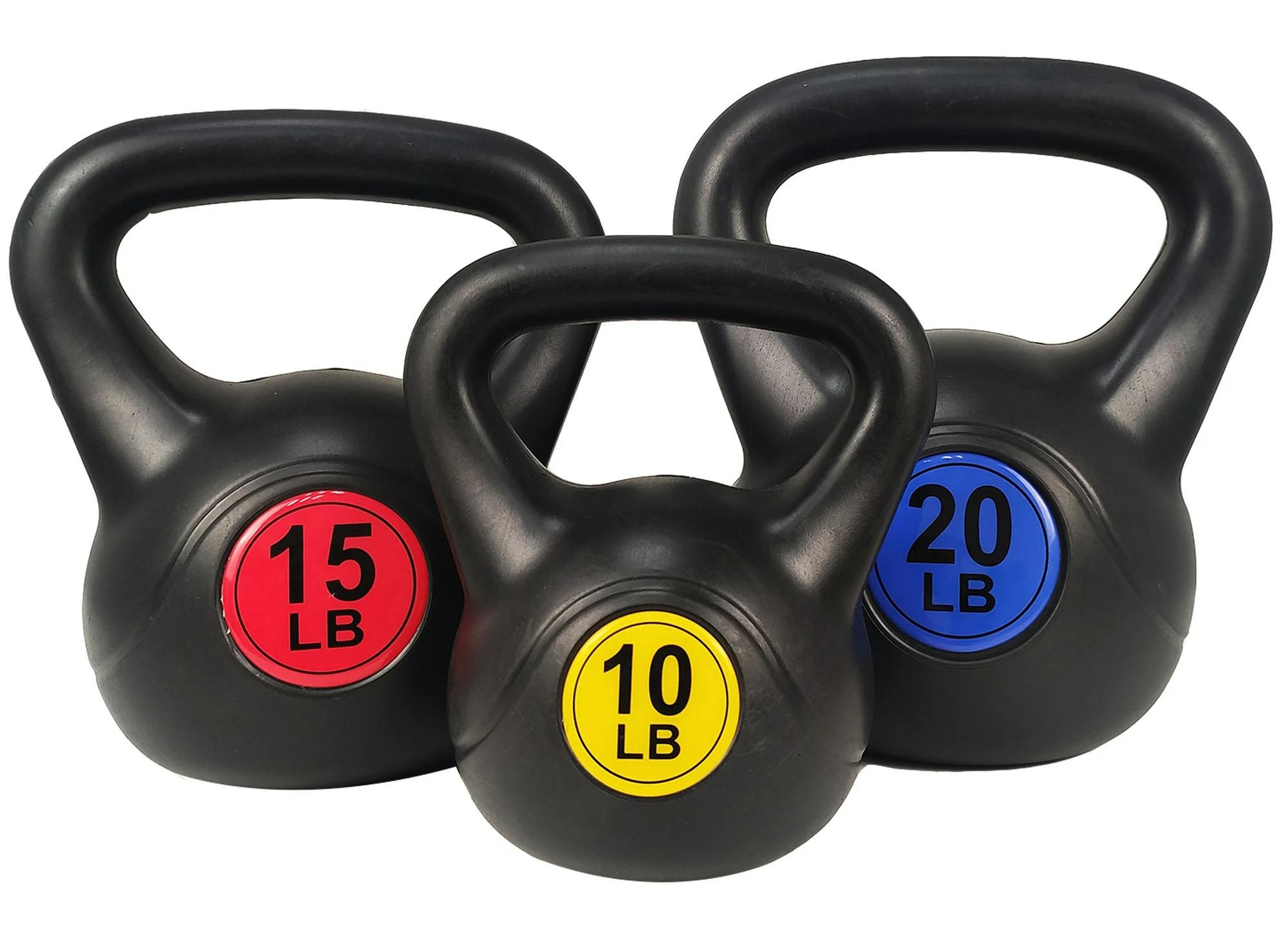 BalanceFrom Kettlebell Exercise Fitness Weight Sets for $14.99