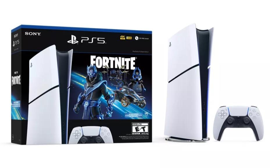 PlayStation 5 Digital Console Fortnite Cobalt Star Bundle for $374.99 Shipped