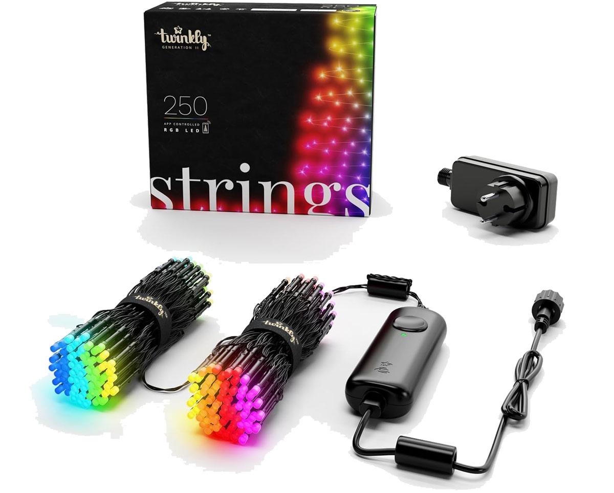 Twinkly Strings 250 LED RGB Smart Christmas Lights for $49 Shipped