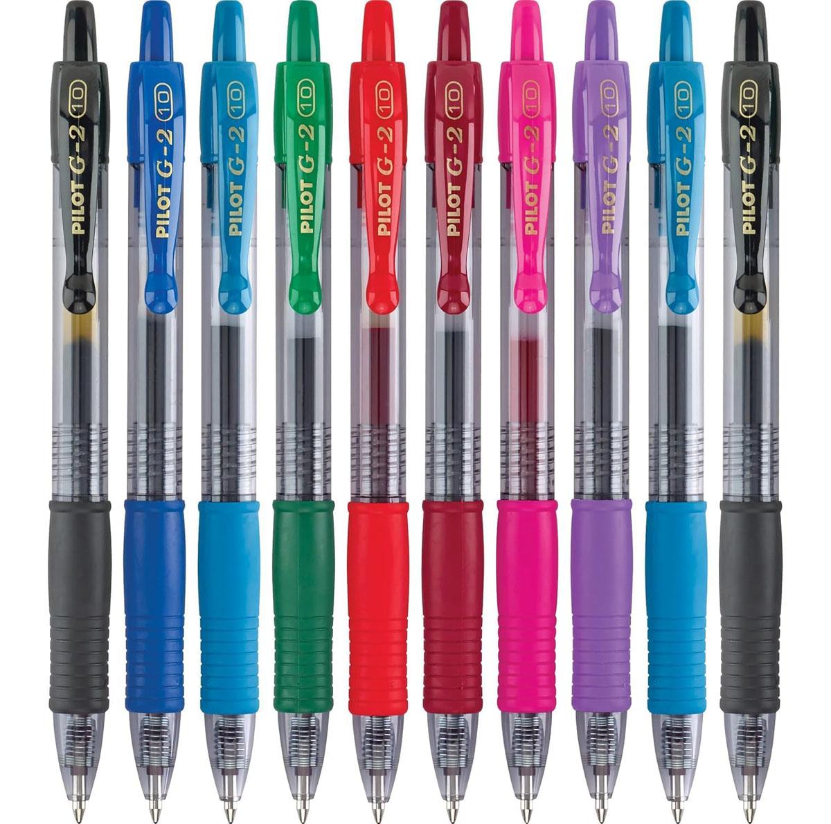 Pilot G2 Premium Gel-Ink Rolling Ball Pens 10 Pack for $6.66