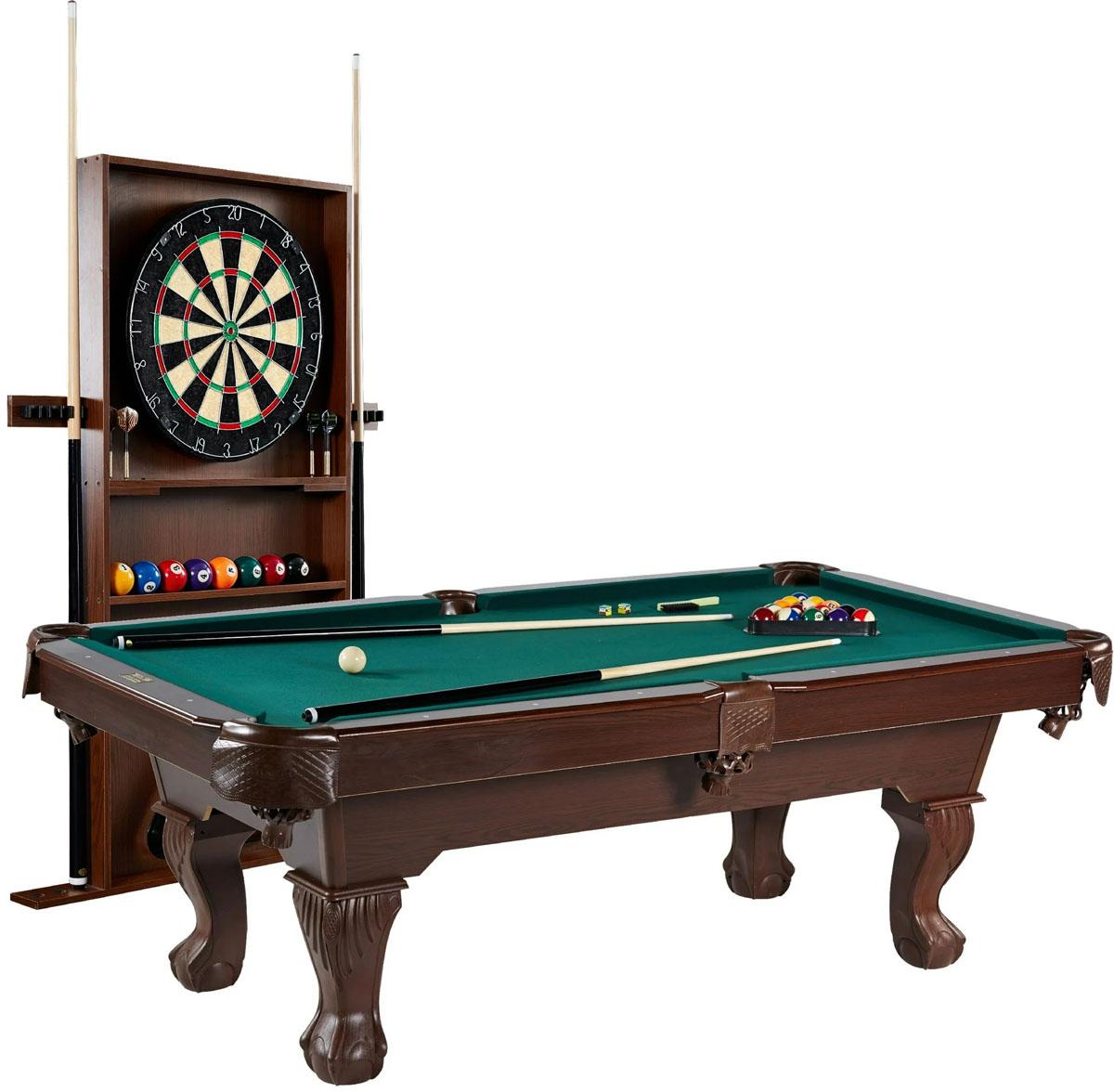 Pool Table with Dartboard Set for $299 Shipped