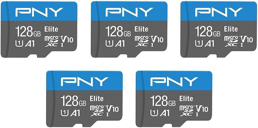 PNY 128GB Class 10 U1 V10 Elite MicroSDXC Memory Card for $37.99 Shipped