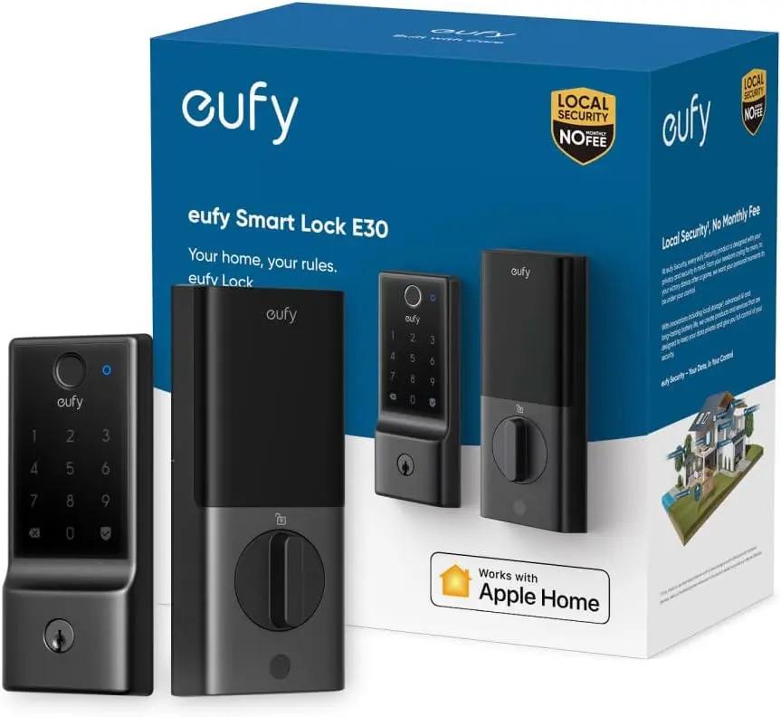 eufy Smart Lock E30 Fingerprint Keyless Entry for $99.99 Shipped