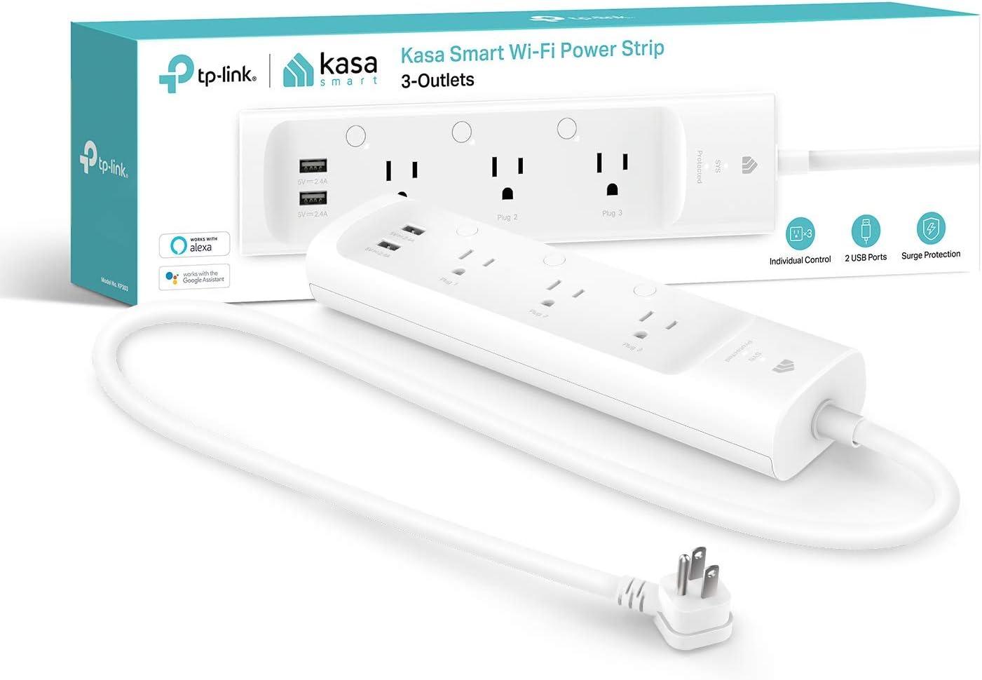 Kasa Smart Plug Power Strip KP303 Surge Protector for $18.99 Shipped