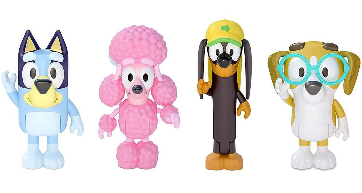 Bluey Figurine Sets 4-Piece for $5