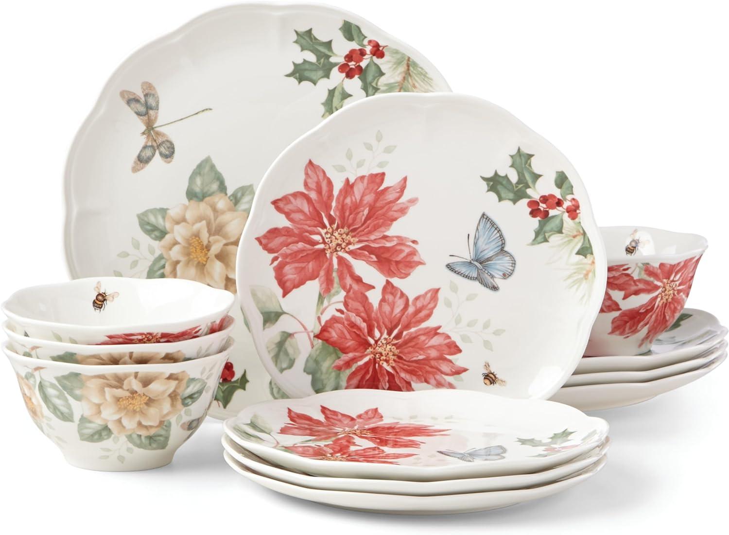 Lenox Butterfly Meadow Holiday Dinnerware Set for $81.96 Shipped