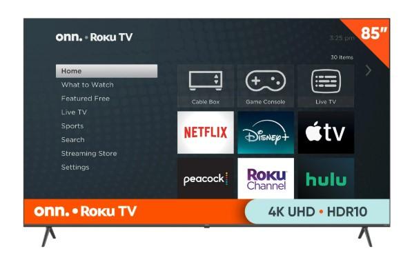 85in Onn Class 4K UHD LED Roku Smart TV for $628 Shipped