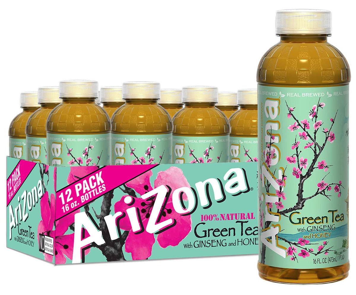 AriZona Green Tea with Ginseng and Honey 12 Pack for $6.58