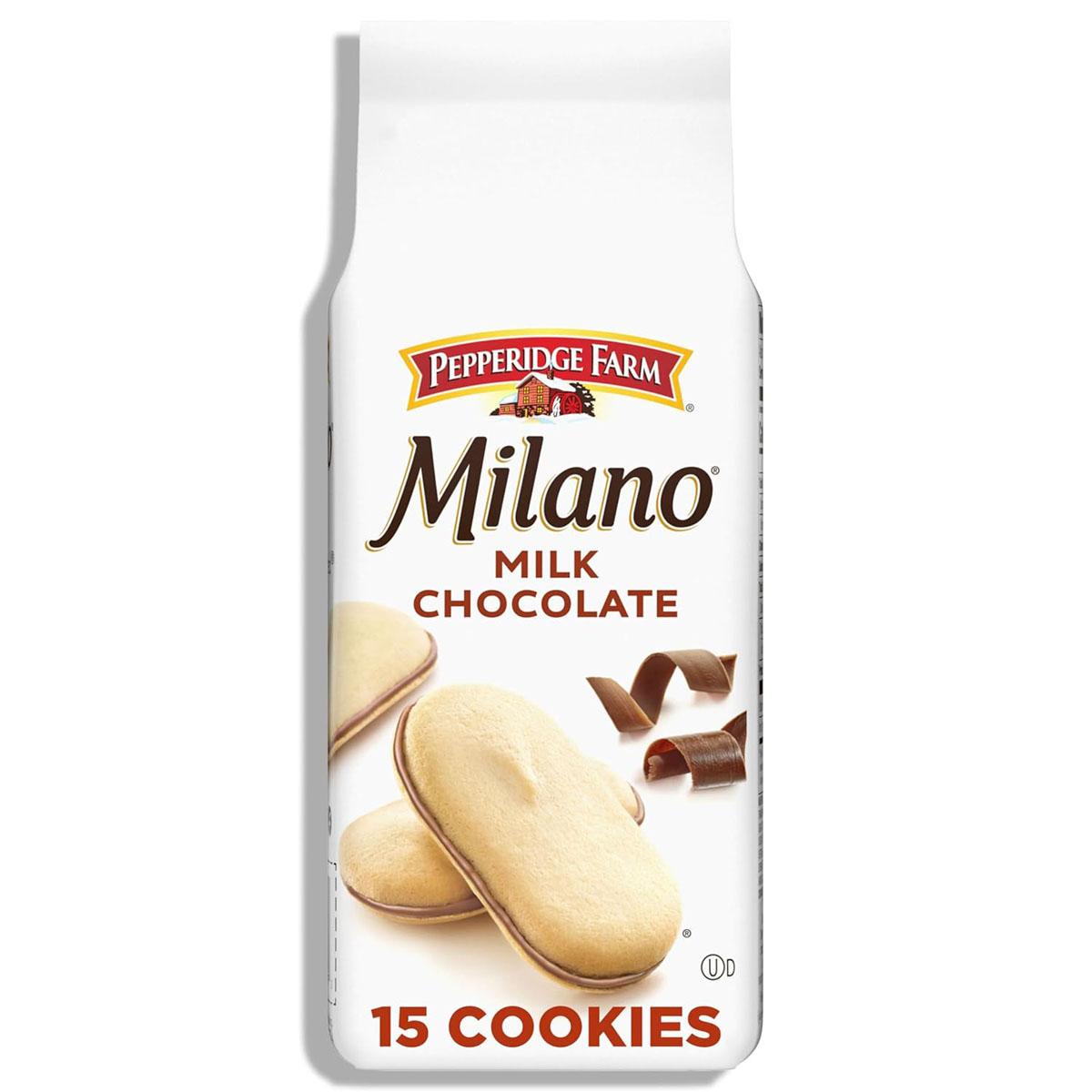 Pepperidge Farm Milano Milk Chocolate Cookies for $2.80