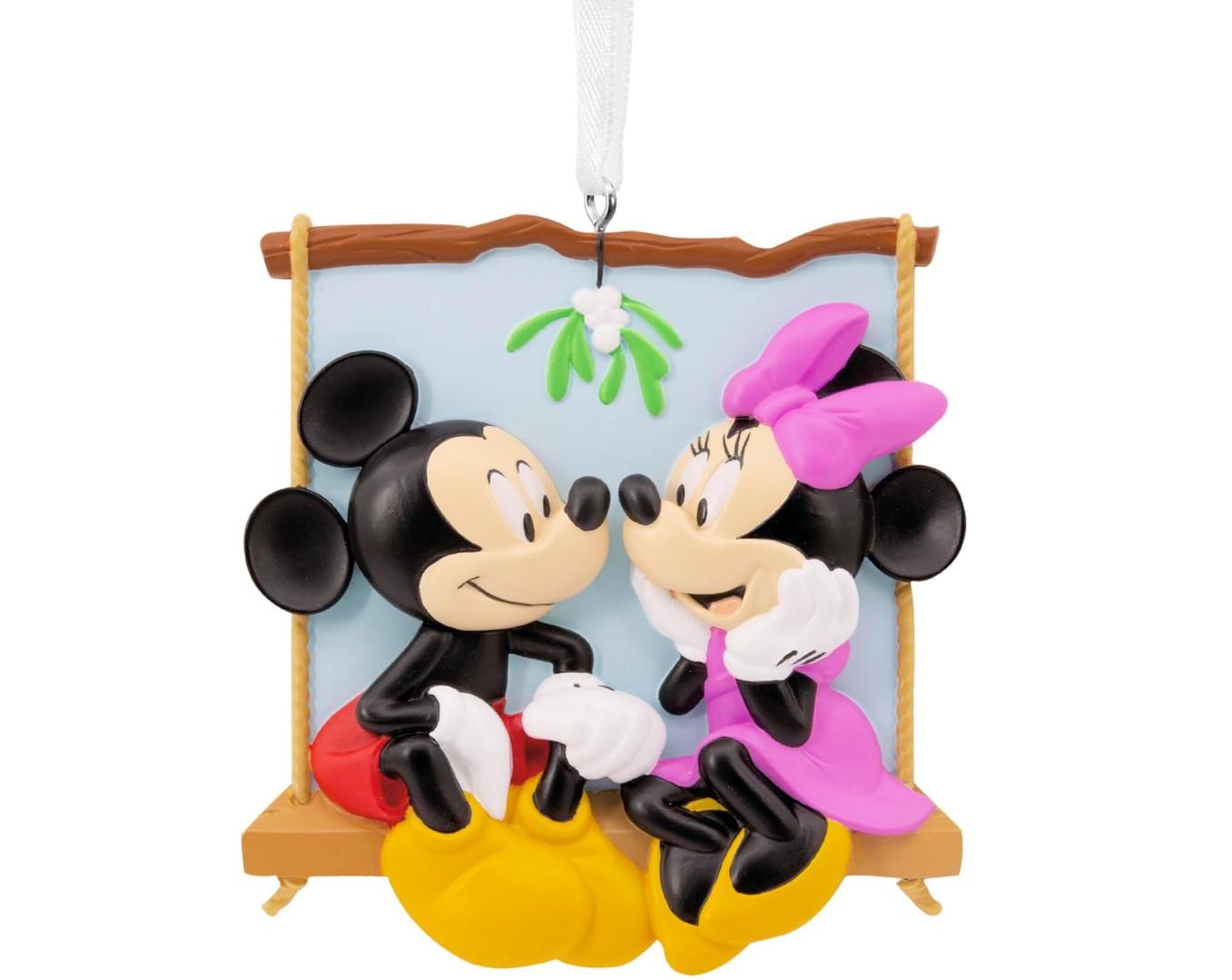 Hallmark Disney Mickey and Minnie on Swing Christmas Ornament for $4.99