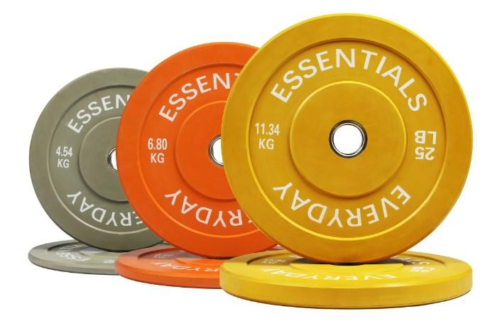 BalanceFrom Bumper Plate with Steel Hub 100lb Set for $49.99 Shipped