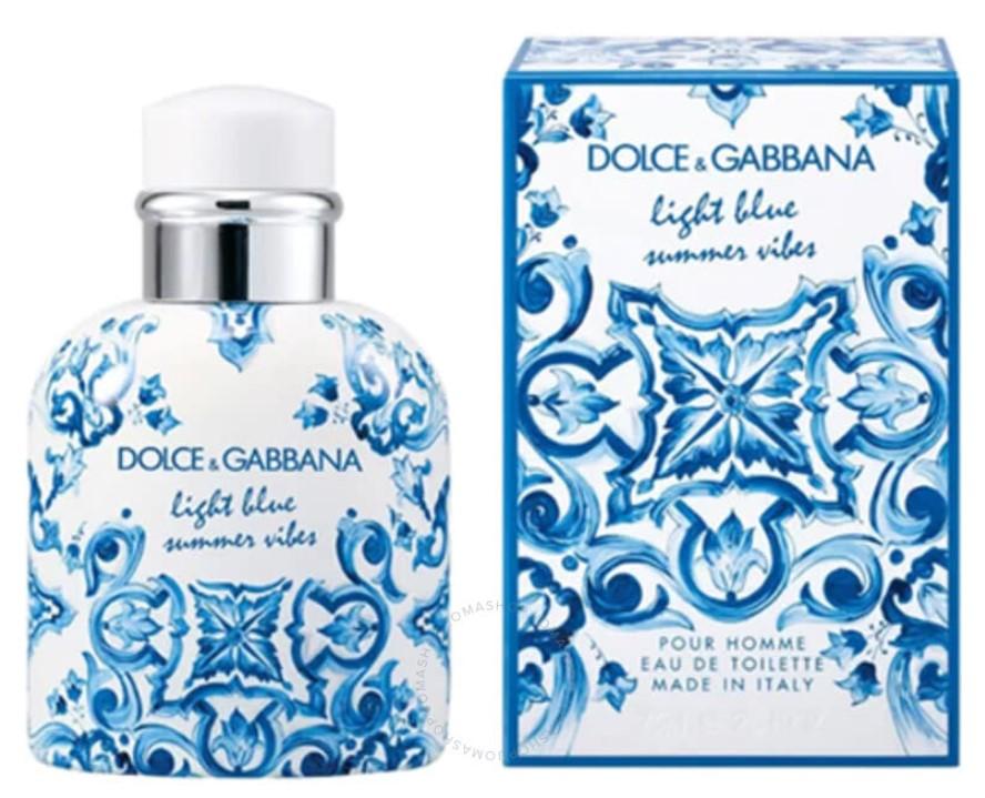 Dolce and Gabbana Light Blue Pour Homme Summer Vibes Fragrance for $48