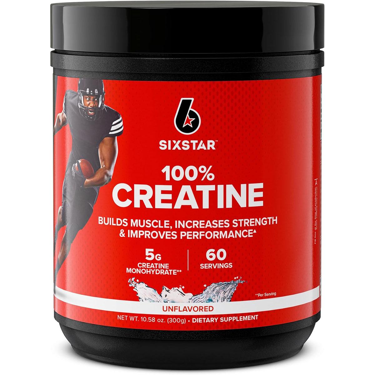 Six Star Creatine Monohydrate Powder for $7.41