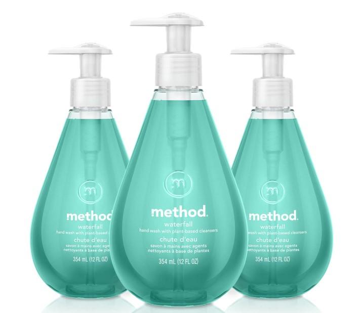 Method Gel Hand Soap Waterfall 3 Pack for $5.60