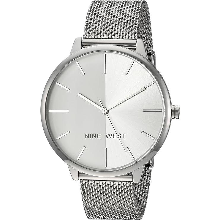 Nine West Womens Mesh Bracelet Watch for $13.03