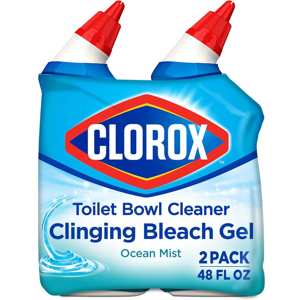 Clorox Toilet Bowl Cleaner 2 Pack for $3.98