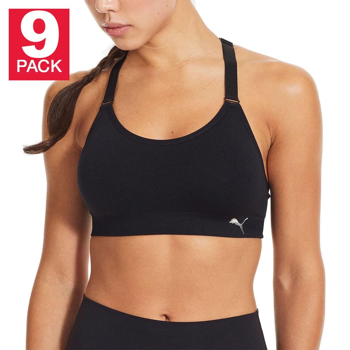 Puma Ladies Sports Bra 9 Pack for $19.97 Shipped