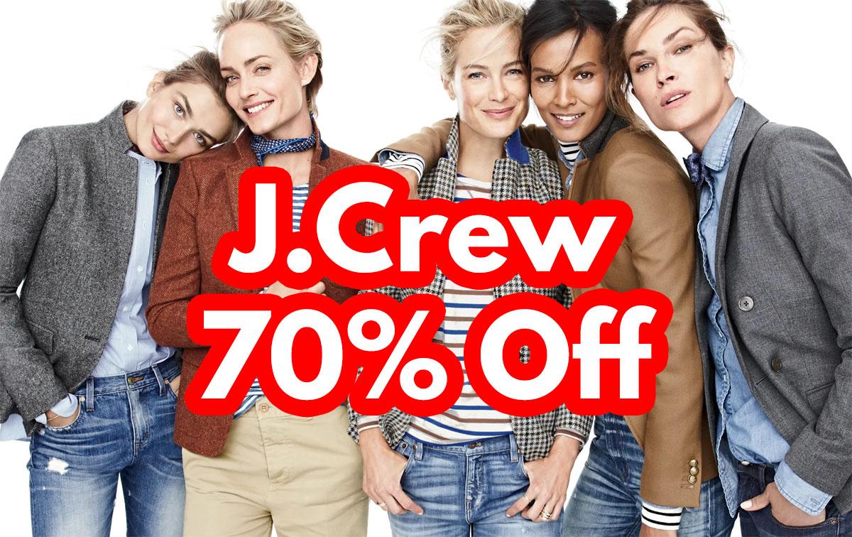 J.Crew Clearance Sale with an Extra 70% Off Coupon