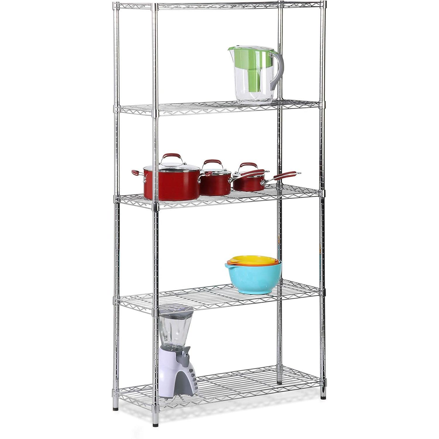 Honey-Can-Do 5-Tier Adjustable Shelving Unit for $44.20 Shipped