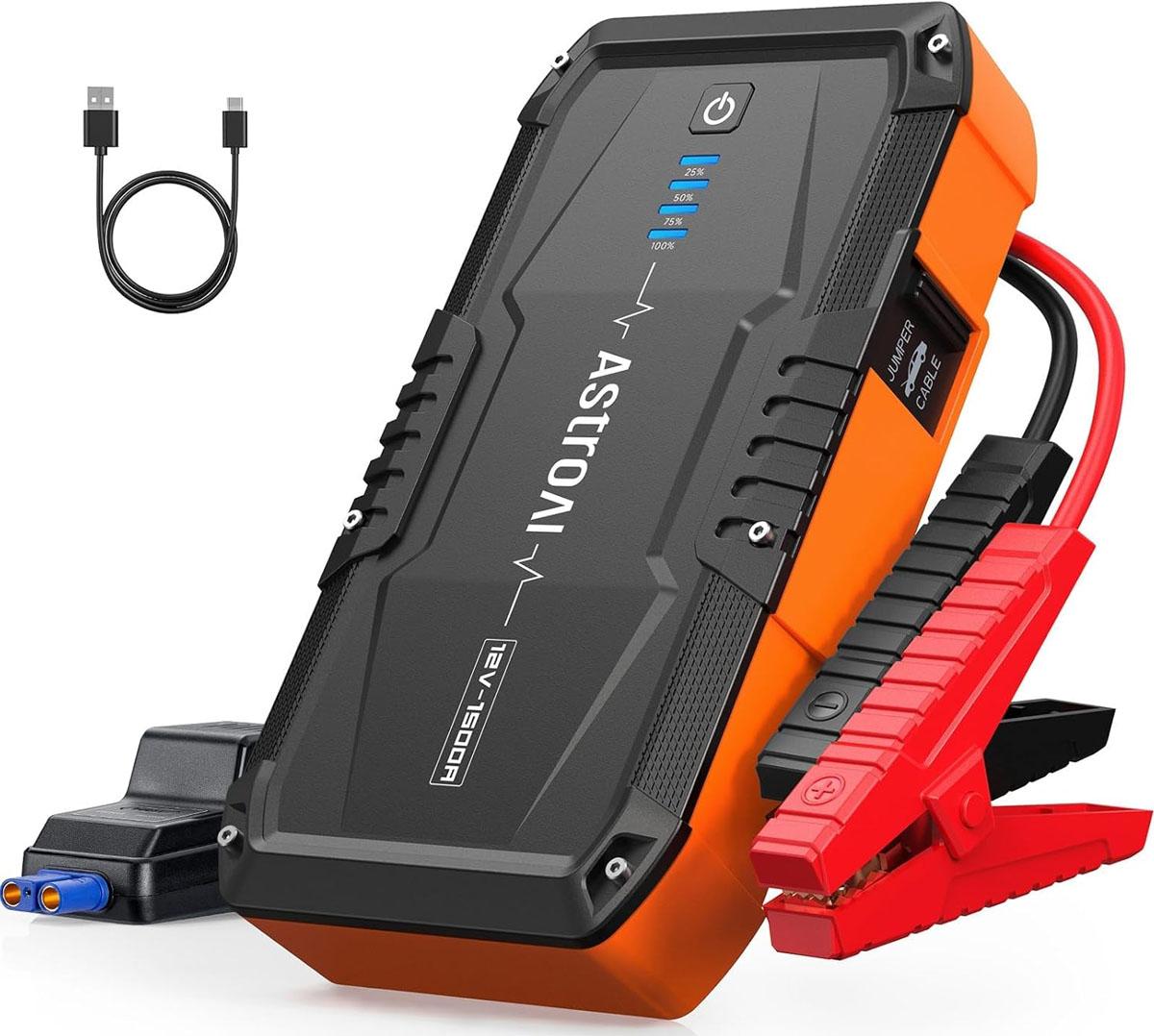 AstroAI S8 1500A Car Battery Jump Starter for $28.48 Shipped