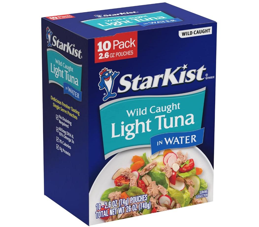 StarKist Chunk Light Tuna in Water 10 Pack for $8.03