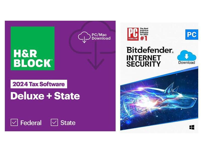 HR Block Tax Software Deluxe with State 2024 for $22.99 Shipped