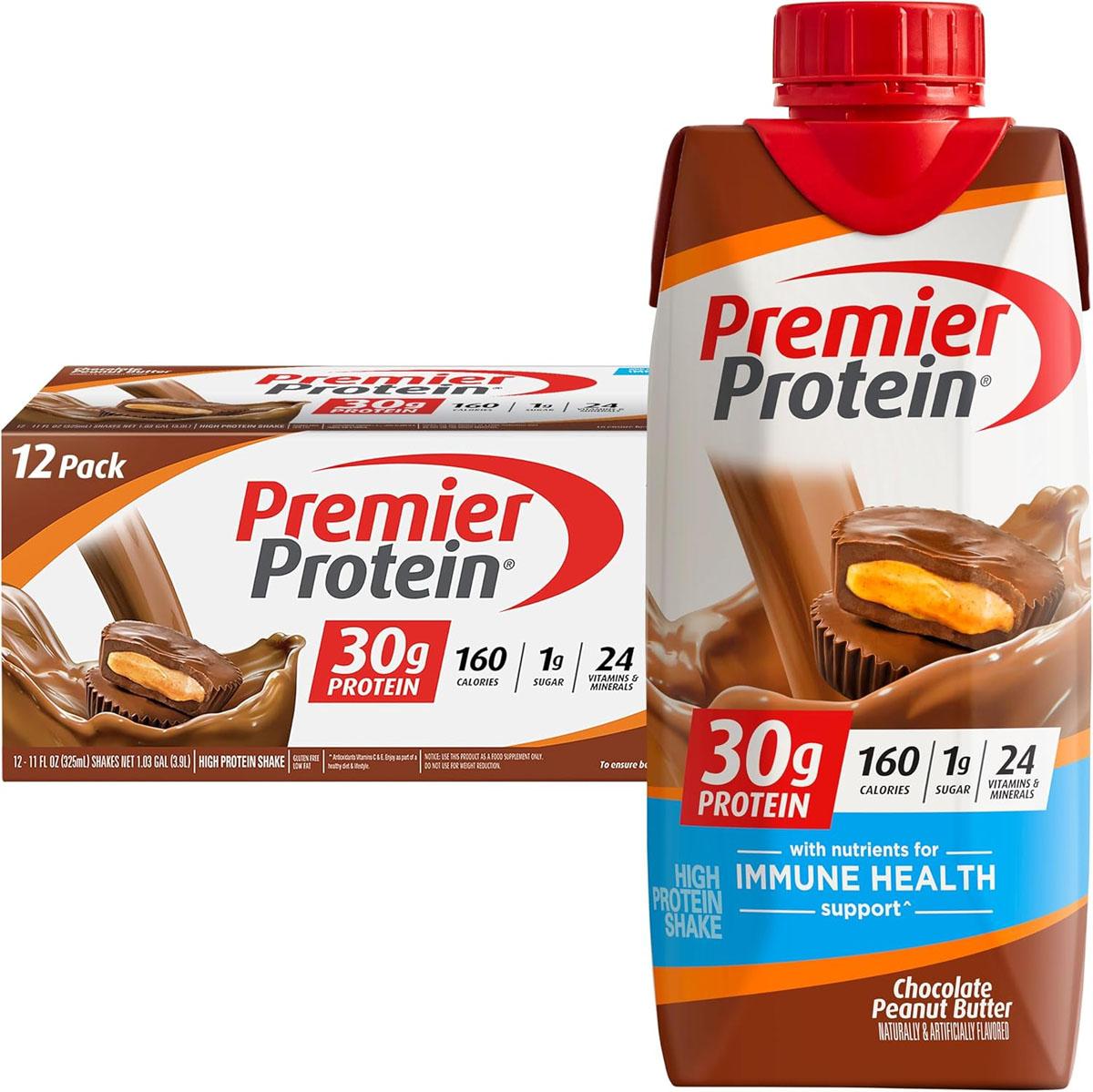 Premier Protein Protein Shake 12 Pack for $17.20