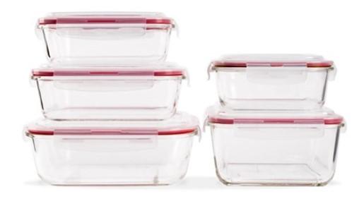 Lexi Home 10pc Glass Container Set for $22.99