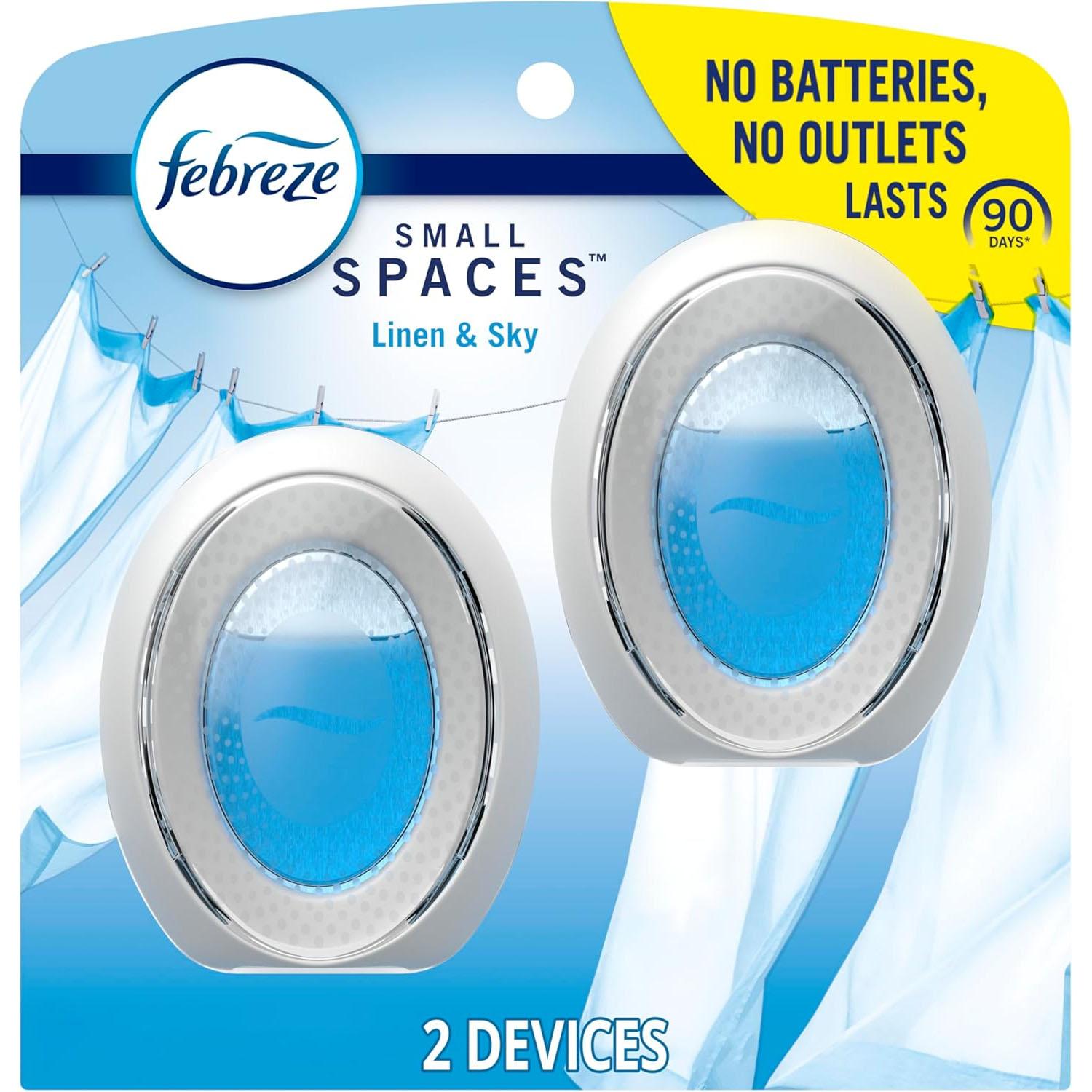 Febreze Small Spaces Air Freshener Linen and Sky for $2.92