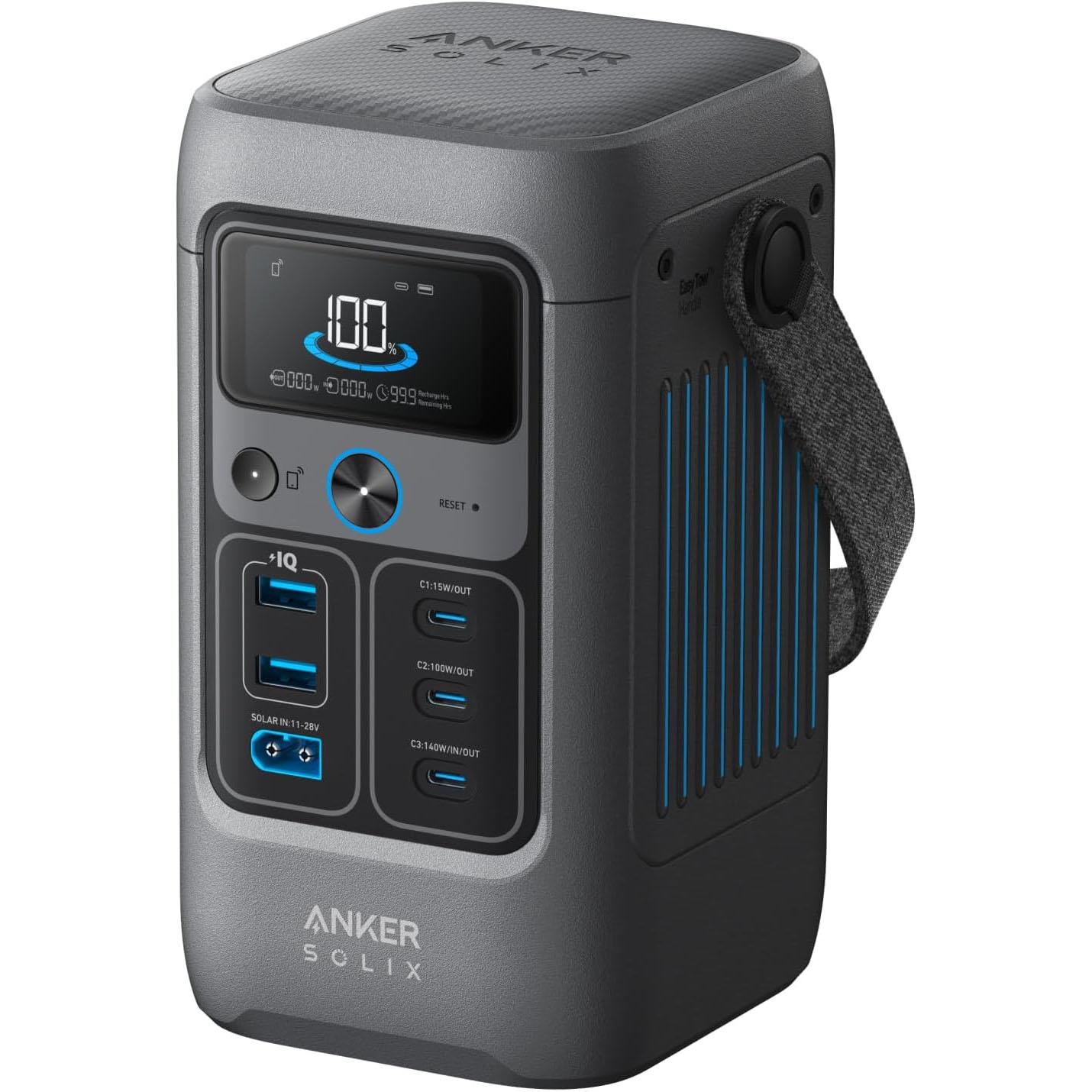 Anker Solix C200 192Wh LiFePO4 Portable DC Power Bank Station for $99.99 Shipped