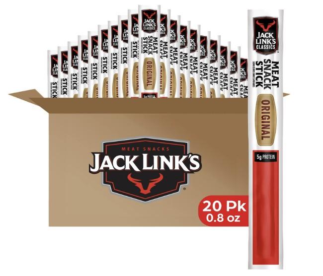 Jack Links Beef Sticks 20 Pack for $13.72