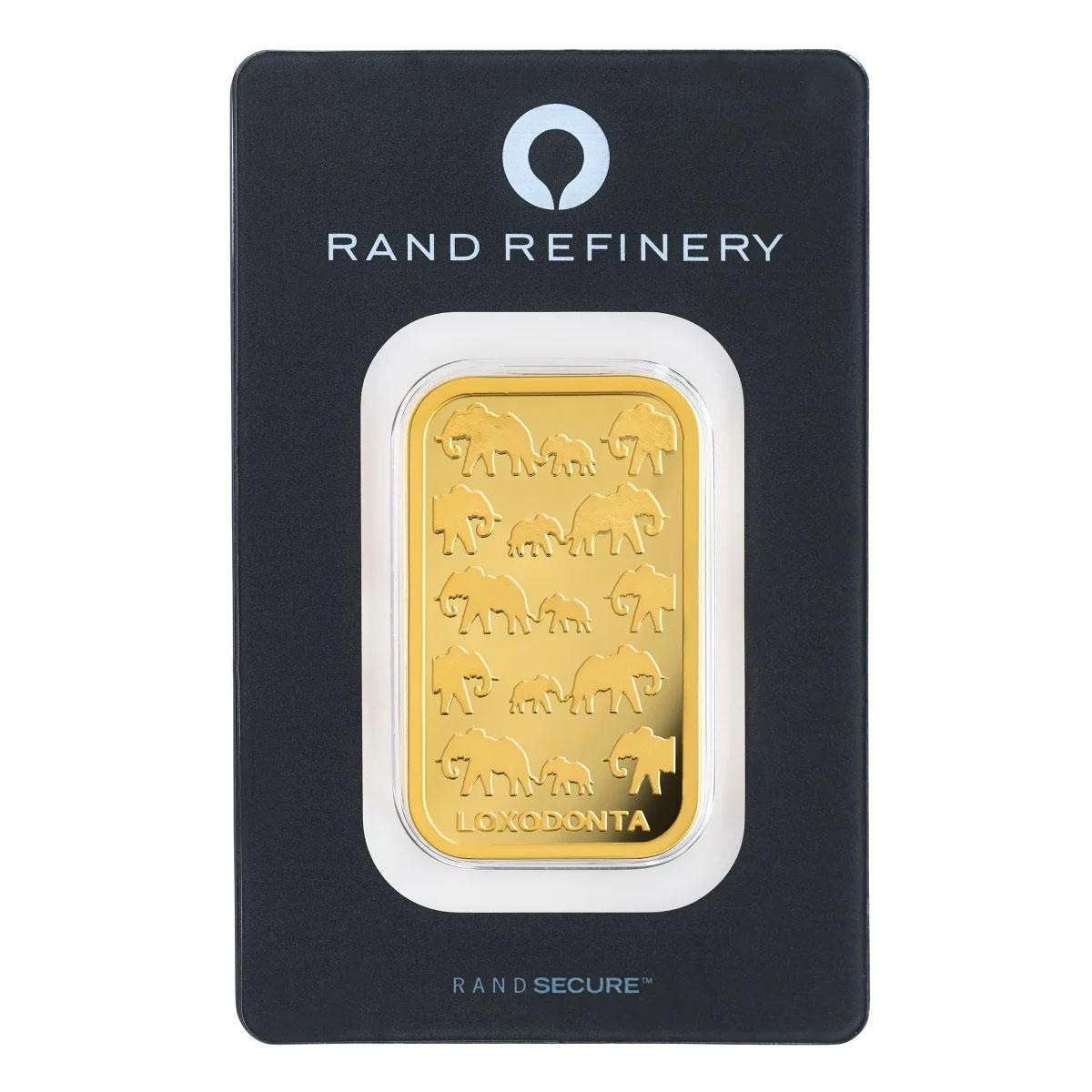 1oz Gold Bar Rand Refinery for $2699.99 Shipped