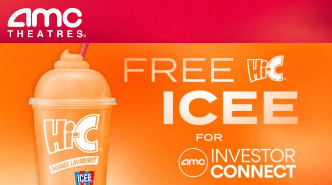 Free Hi-C Icee for AMC Investors and Shareholders