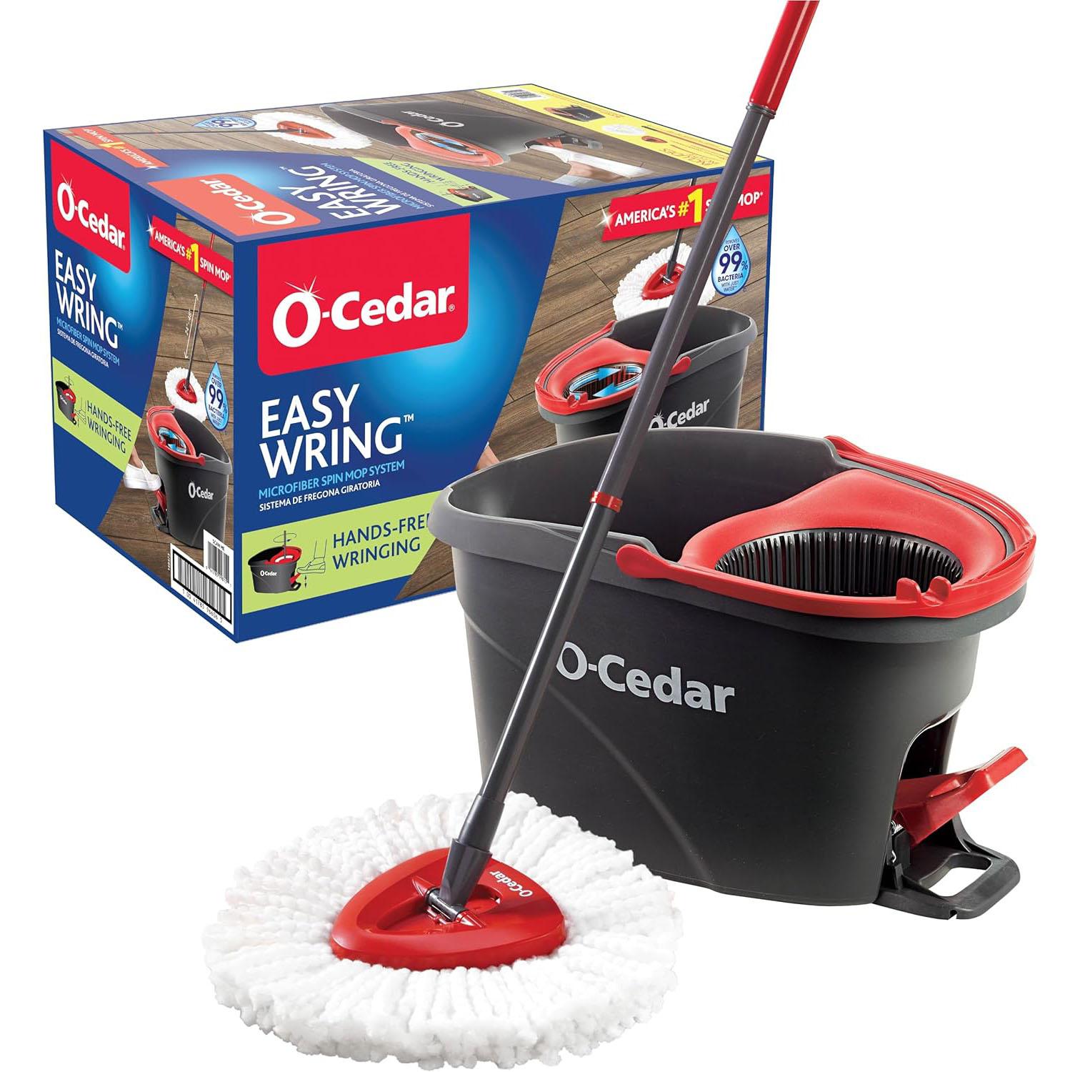 O-Cedar EasyWring Microfiber Spin Mop for $26.73