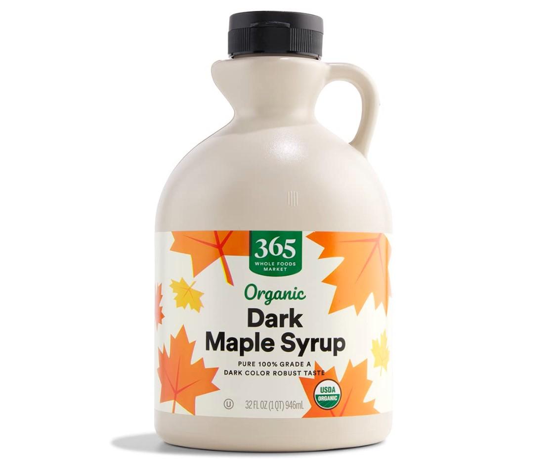 Whole Foods Market Syrup Maple Dark Grade A Organic for $14.39