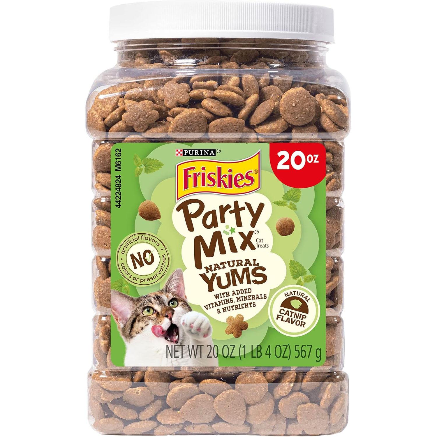 Purina Friskies Natural Cat Treats Party Mix Yums for $4.83