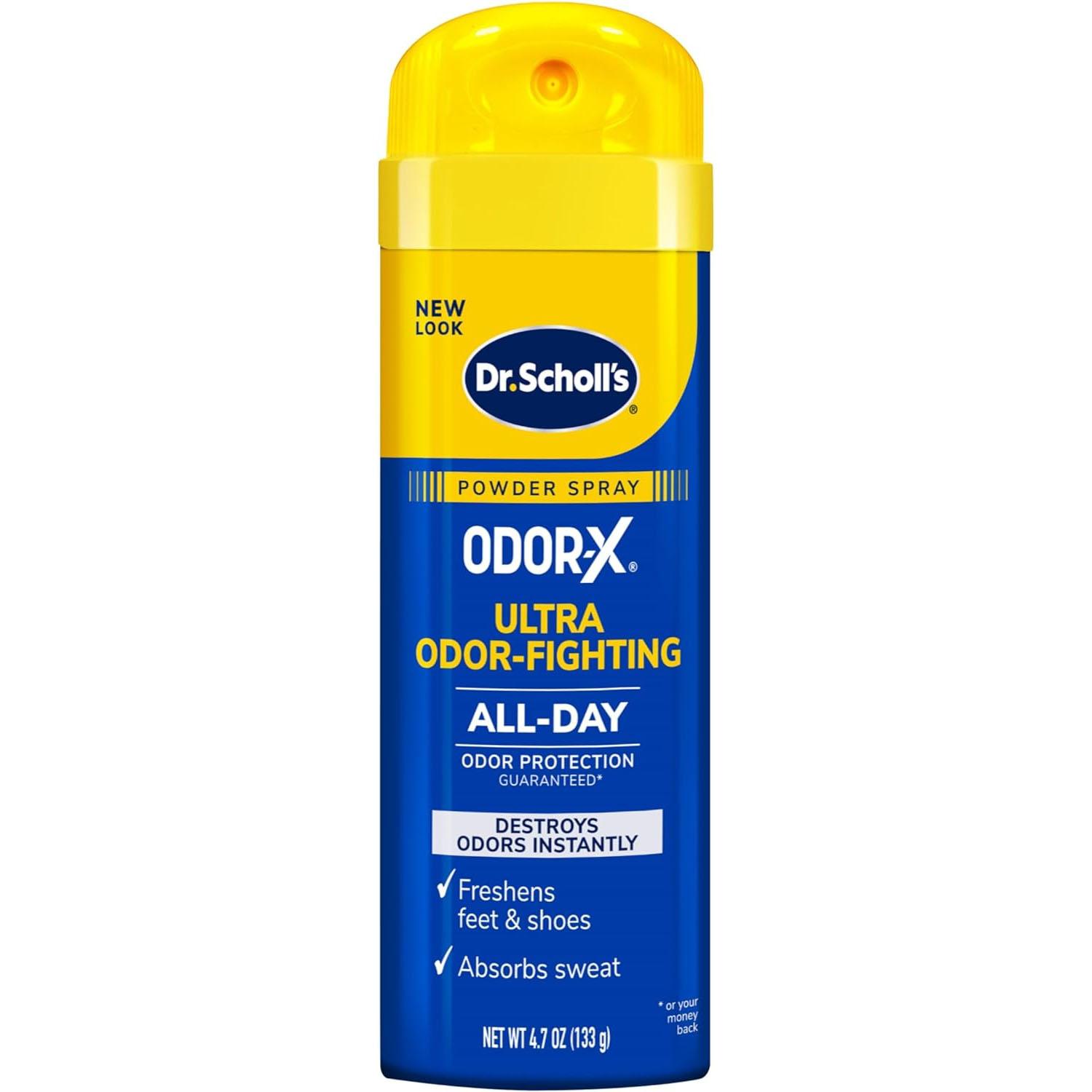 Dr Scholls Odor-X Ultra Odor Fighting Powder Spray for $3.73