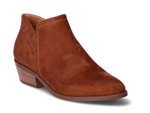 Time and Tru Womens Core Ankle Boots Shoes for $10