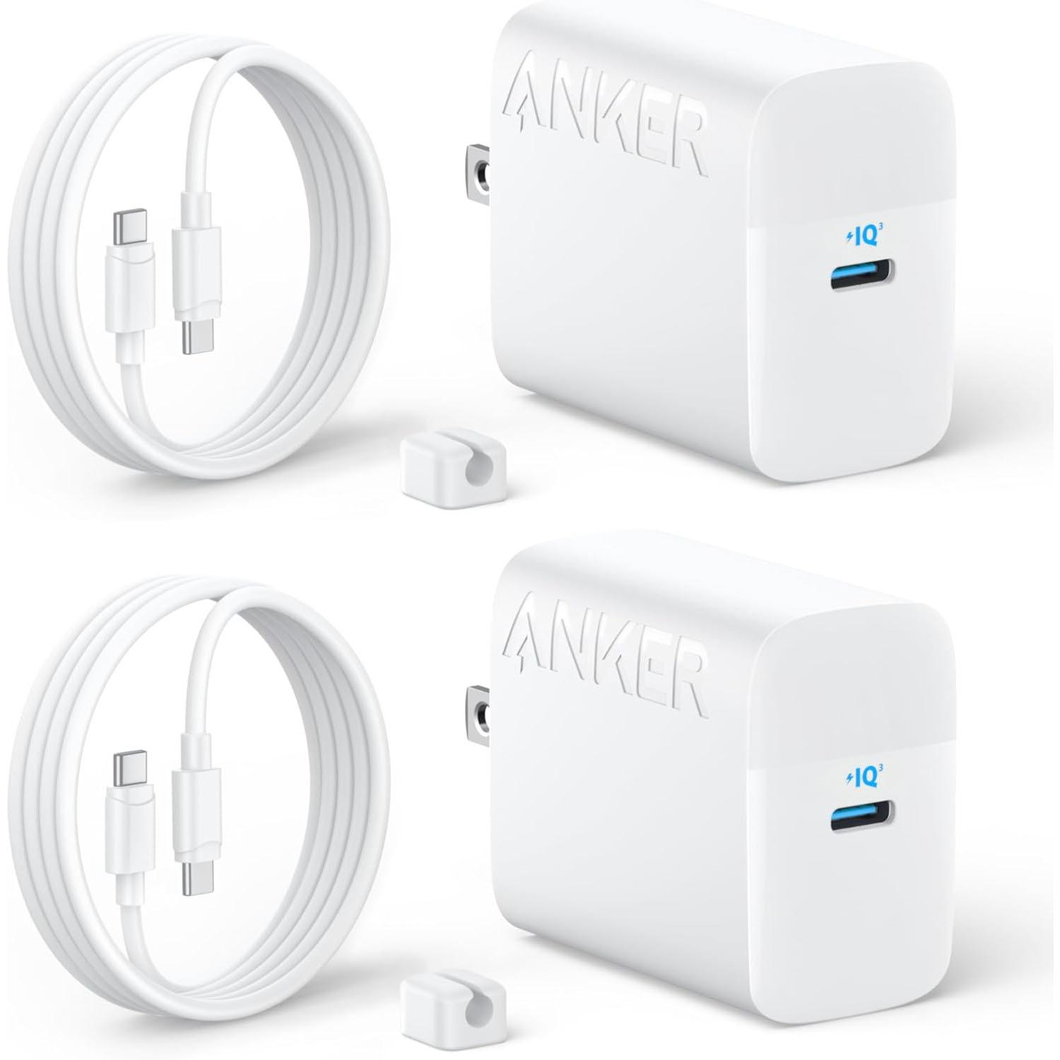 Anker 45W USB C Charger Blocks 2 Pack for $20.79