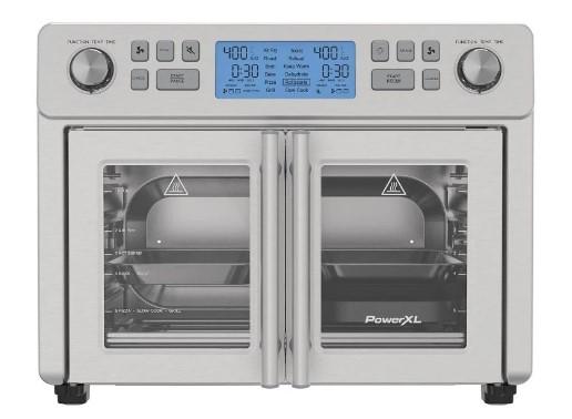 PowerXL Smartsynx 1750W Dual Zone French Door Toaster Oven for $99.99 Shipped