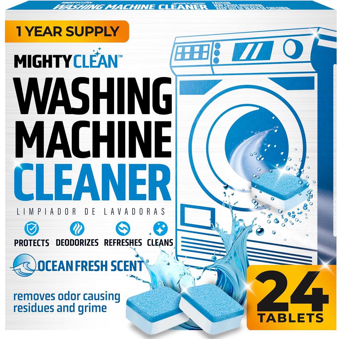 Washing Machine Cleaner Tablets 24 Pack for $8.50