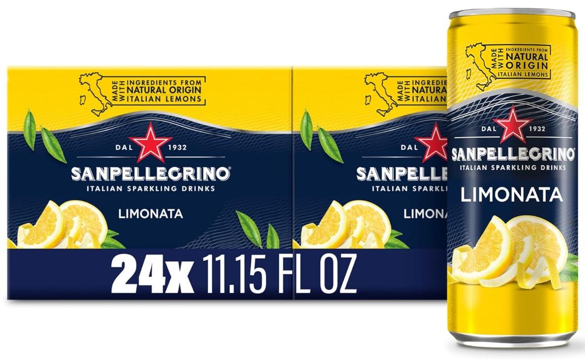 Sanpellegrino Italian Sparkling Drink Limonata 24 Pack for $13.48